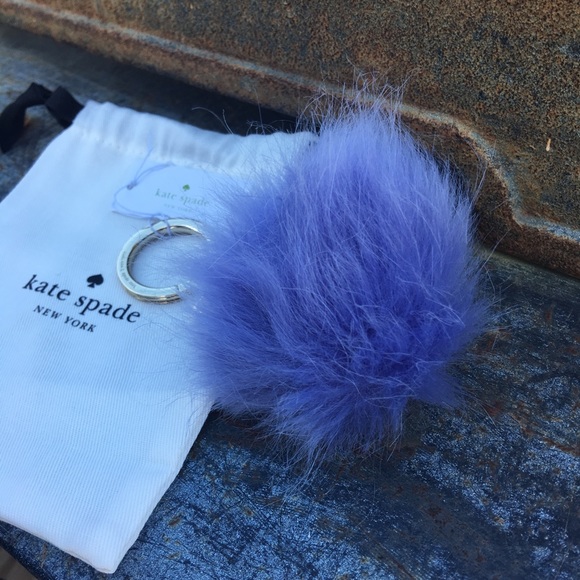 Kate Spade Lavender Pom Fob - Picture 5 of 5